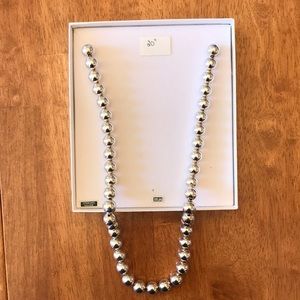 Sterling silver ball necklace